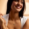 Pure Collection by Ross-Simons Turquoise Necklace With Diamond Accents in 14kt Yellow Gold - 3 of 4