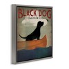 Stupell Industries Black Dog Canoe Company Floating Frame Canvas Art, Gray, 25" x 25" - 2 of 4