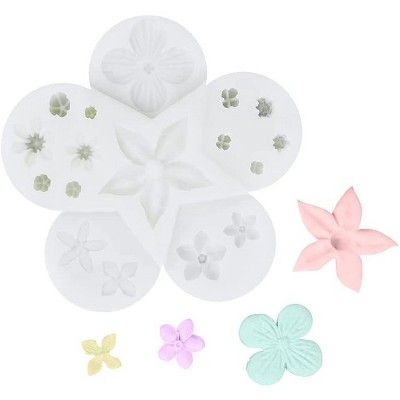 O'creme Snowflakes Silicone Fondant Mold - 4 X 4 - Green : Target