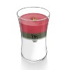 21.5oz Large Hourglass Jar Candle Winter Garland Trilogy - Woodwick - 2 of 4