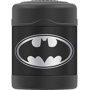 Thermos 10 oz. Kid's Funtainer Batman Stainless Steel Food Jar - Silver/Black - 1 of 1