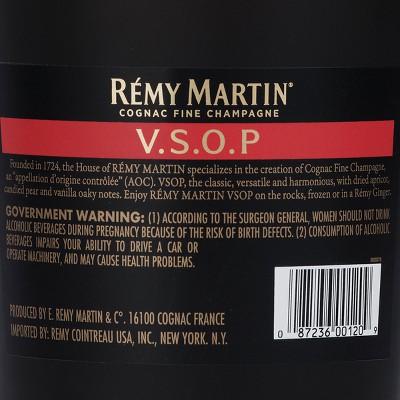 Remy Martin VSOP Cognac - 1.75L Bottle