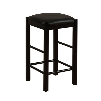 Elegant Lancer 3-Piece Faux Marble Tavern Dining Set - Black