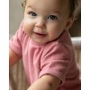 MiniMoi 2 Piece Baby and Toddler "Feel The Beat" Stretch Cotton Tee and Shorts Set Dusty Rose 18 Months - 2 of 4