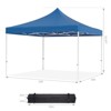 Pop Up Canopy Tent, 10 x 10 Ft Commercial Instant Shade Canopy, Easy Up Outdoor Portable Shelter for Events, Parties, Camping - 2 of 4