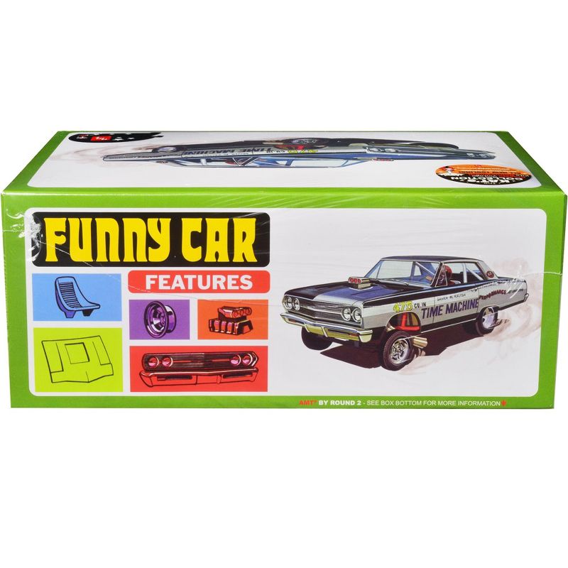 Skill 2 Model Kit 1965 Chevrolet Chevelle AWB Funny Car "Time Machine" 1/25 Scale Model by AMT, 2 of 5