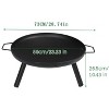 XINGHANZHENXUAN Outdoor Fireplaces, Compact Backyard Fireplace, Camping Stove for Outdoor Cooking & Parties - 3 of 4