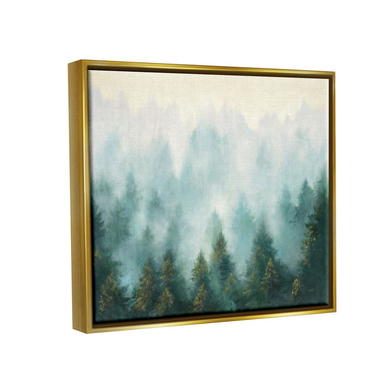 Stupell Industries Abstract Pine Forest Landscape with Mist Green Painting, 4 of 7