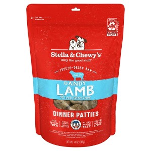 Stella & Chewy's Lamb Flavor Freeze-Dried Patties Dry Dog Food - 14oz - 1 of 4
