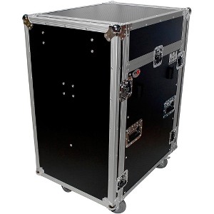 ProX T-16MRSS13ULT Universal 19" Rackmount Mixer Flight Case for 16U Rack x 13U Top With Laptop Shelf - 1 of 4