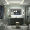 Apmir Super Bright Front & Back LED Lighted Anti-Fog Aluminum Alloy Framed Tempered Glass Bathroom/Vanity Mirror with ETL & 3-Year Warranty - 2 of 4