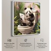 Art Remedy Panda Tropical Bathroom Tropical Bathroom Wall Art Framed - 3 of 4