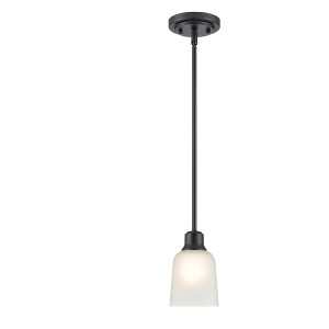 Millennium Lighting Amberle 1 - Light Pendant in  Matte Black - 1 of 3