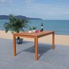 Dores Dining Table - Indoor/Outdoor - PAT7061 - Natural - Safavieh - 4 of 4