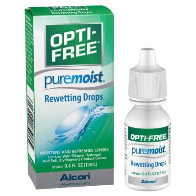 Opti-Free Pure Moist Rewetting Drops - 0.4 fl oz