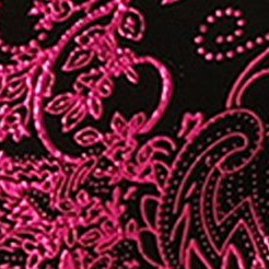 metallic black / fuchsia