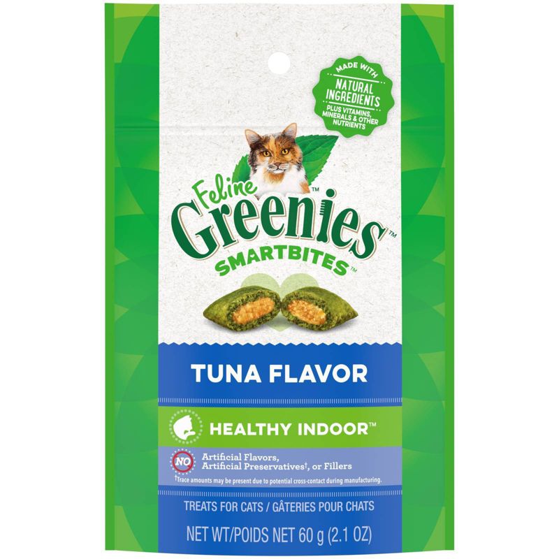 Greenies SmartBites Healthy Indoor Tuna Flavor Cat Treats, 1 of 14