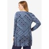 Jessica London Women's Plus Size Everyday Stretch Knit Open Front Cardigan - 3 of 4