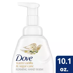 Dove Beauty Warm Vanilla & Sugar Nourishing Foaming Hand Wash - 10.1 fl oz
