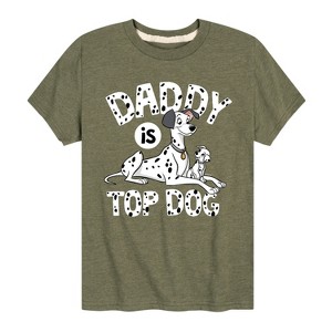 Boys' - 101 Dalmatians - Daddy Is Top Dog Short Sleeve Graphic T-Shirt - 1 of 4