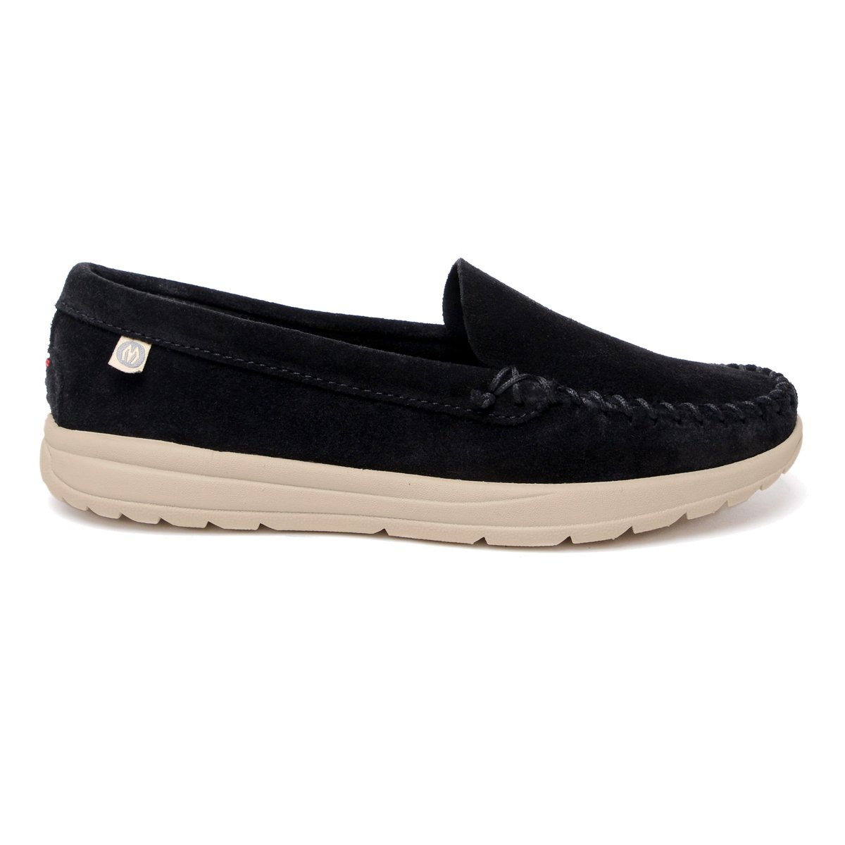 Обувь Minnetonka Women's Discover Classic Slip On Shoes 61070, Black - 10 — фото 3