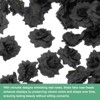 Unique Bargains Silk Rose Artificial Flower Heads Bouquet Decor - 2 of 4
