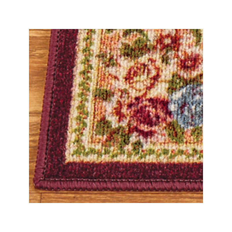 Collections Etc Charming Classic Estate Rose Tufted Accent Rug, 3 of 4