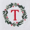 SKL Home 2pk Wreath Monogram Hand Towels "T" - 2 of 4