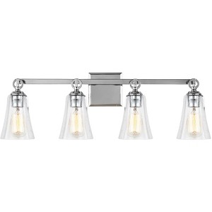 Generation Lighting Monterro 30 1/4" Wide 4-Light Chrome Bath Light - 1 of 2