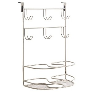 The Lakeside Collection Mybella Over-the-Cabinet Door Deluxe Tiered Styling Station - 1 of 2
