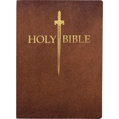 Kjv Sword Bible, Large Print, Acorn Bonded Leather, Thumb Index - (king ...