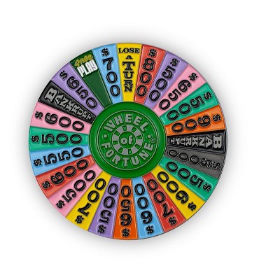 Just Funky Wheel Of Fortune Game Show Spin Wheel Enamel Backpack Pin | Measures 3 Inches