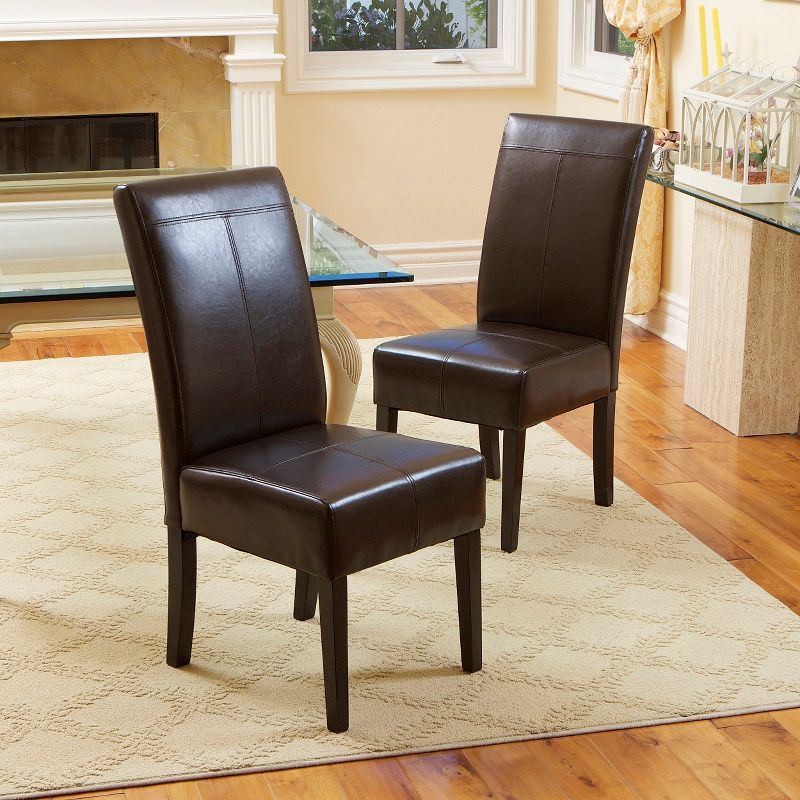 Set of 2 T-Stitch Dining Chairs - Christopher Knight Home, 5 of 7
