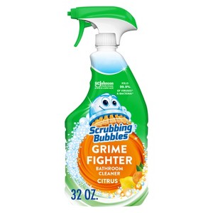 Scrubbing Bubbles Citrus Scent Bathroom Grime Fighter Bathroom Cleaner Spray - 32oz - 1 of 4