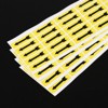 Unique Bargains Industrial Work Inspection Indicator Long Arrow Self-Adhesive Labels 1.4" x 0.4" Black Yellow - 4 of 4