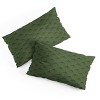 Deny Designs King Caroline Okun Mossy Green Bulbs Comforter and Pillow Sham Green - 4 of 4