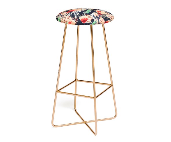 Holli Zollinger Boheme Butterfly Bar Stool Gold - Deny Designs