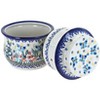 Blue Rose Polish Pottery 549 Vena French Butter Dish - 2 of 2