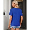 Girls Trip Cheaper Than Therapy 2023 T-Shirt Women Funny Letter Print Short Sleeve Graphic Tee Shirts - 4 of 4