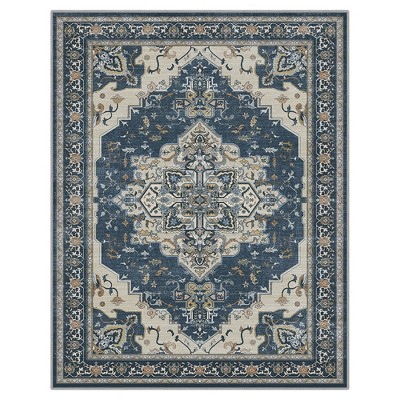 Abynow Medallion Faded Persian Indoor Area Rug
