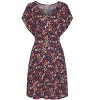 Women's Floral V-Neck Dress - LASCANA - 4 of 4