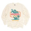 Simply Sage Market Wild Spirit Distressed Garment Dyed Long Sleeve - 2XL - Ivory - 2 of 4