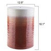 Mark & Day Rottenmann 18"H x 13"W x 13"D Indoor / Outdoor Dark Red Garden Stool - 3 of 3