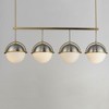 Maxim Lighting Duke 4 - Light Pendant in  Satin Nickel/Satin Brass - 4 of 4
