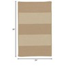 Colonial Mills Newport Textured Stripe Braided Rug, Naturals 2'x3', Rectangle Shape - 2 of 4