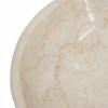 Dexmalle Round Marble Pedestal Fruit Bowl, Cream - 3 of 4