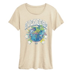 Women's - Marvel - Avengers Stars Short Sleeve Graphic T-Shirt - 1 of 4