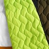 Slickblue 3 PC Handmade Full/Queen Quilt Set, Reversible Vermicelli Quilted, Horizontal Stripes, 37 Color Options - 4 of 4