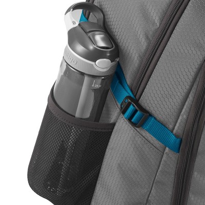 High Sierra Fairlead Zipper Closure Laptop Computer Travel Backpack with Padded Straps, Luggage Strap, and Water Bottle Pocket, Blue — фото 6