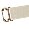INSPIRE CHIC Women's Mirror Metal Gold Tone Plate Elastic Cinch Skinny Waist Belt - 3 of 4